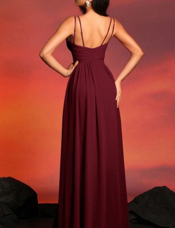 Rochie maxi Shein, vișiniu