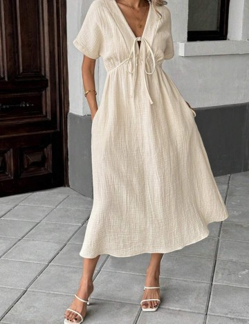 Rochie midi Shein, bej