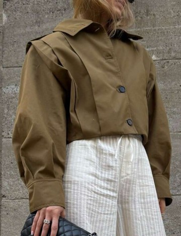 Jachetă Shein, kaki