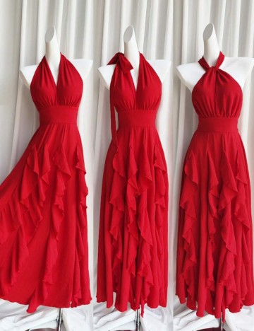 Rochie maxi Shein, roșu