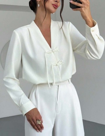 Cămașă Shein, crem