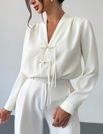 Cămașă Shein, crem