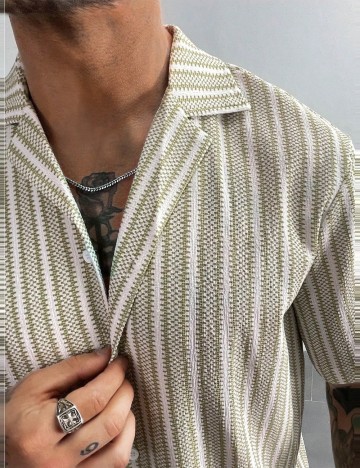 Cămașă cu m&acirc;necă scurtă Shein, mix culori