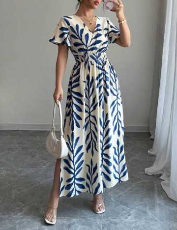 Rochie midi Shein, mix culori