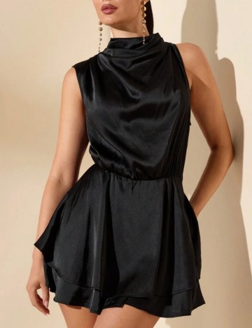 Salopetă scurtă Shein, negru