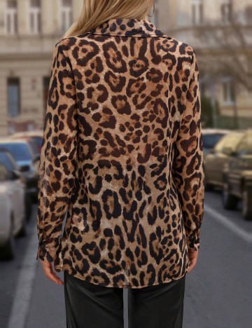 Cămașă Shein, maro