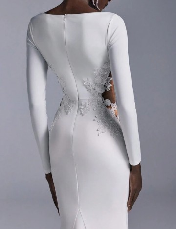 Rochie de ocazie și bridal Shein, alb