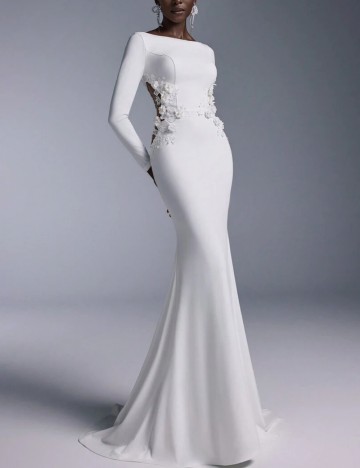 Rochie de ocazie și bridal Shein, alb