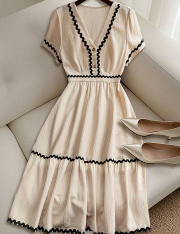 Rochie midi Shein, mix culori