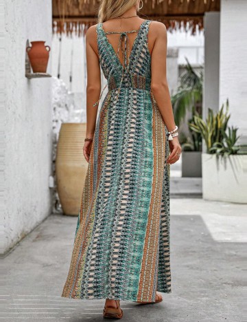 Rochie maxi Shein, mix culori