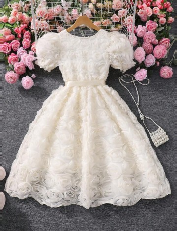 Rochie midi Shein, crem