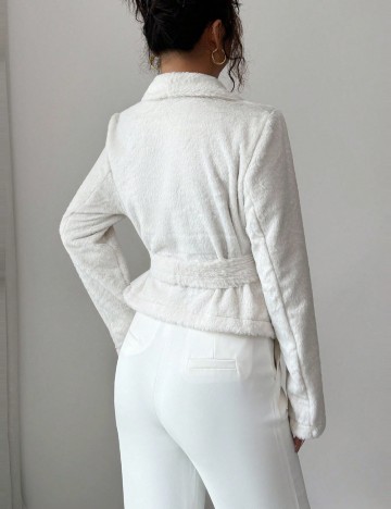 Jachetă Shein, crem