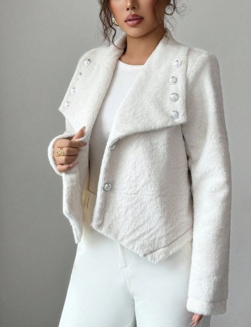 Jachetă Shein, crem