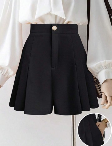 Pantaloni scurți Shein, negru