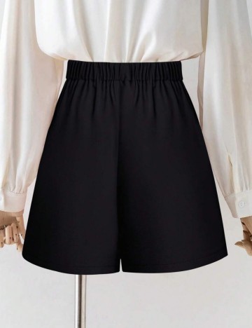 Pantaloni scurți Shein, negru