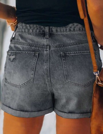 Pantaloni scurți Shein, gri