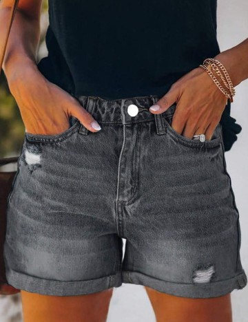 Pantaloni scurți Shein, gri