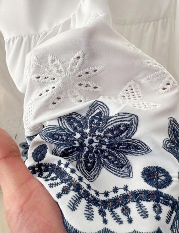 Cămașă Shein Curve+, alb