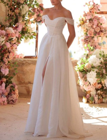 Rochie de ocazie și bridal Shein, alb