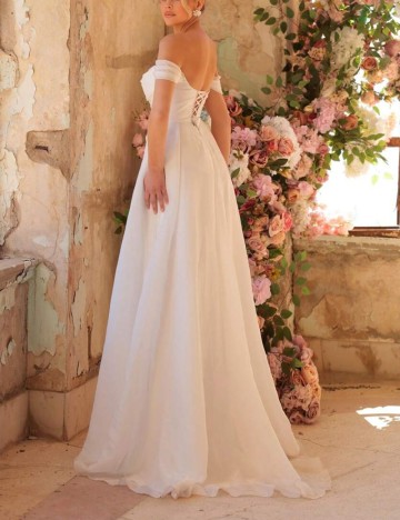 Rochie de ocazie și bridal Shein, alb