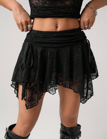 Fustă Pantalon Shein, negru