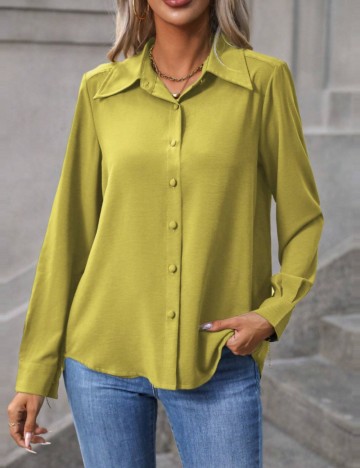 Cămașă Shein, verde