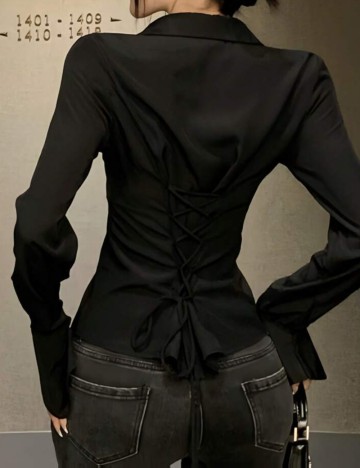 Cămașă Shein, negru