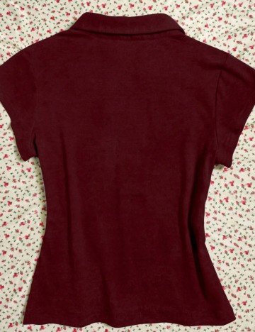 Tricou Shein, vișiniu