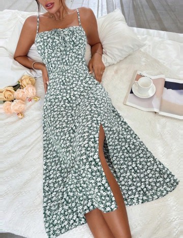 Rochie midi Shein, mix culori