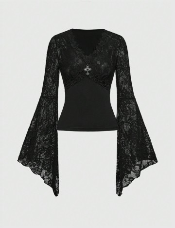 Bluză Shein Romwe, negru