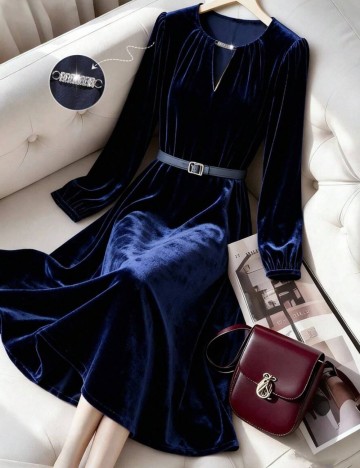 Rochie maxi Shein, albastru