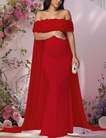 Rochie de ocazie Shein, roșu