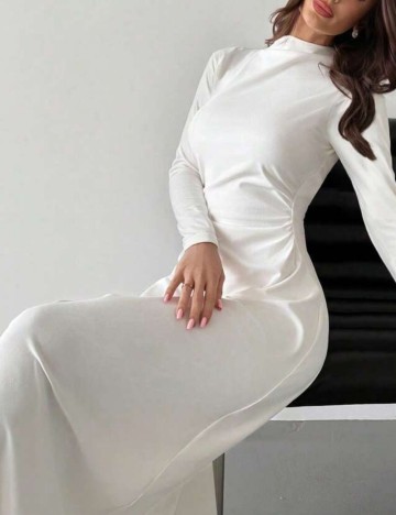 Rochie maxi Shein, alb