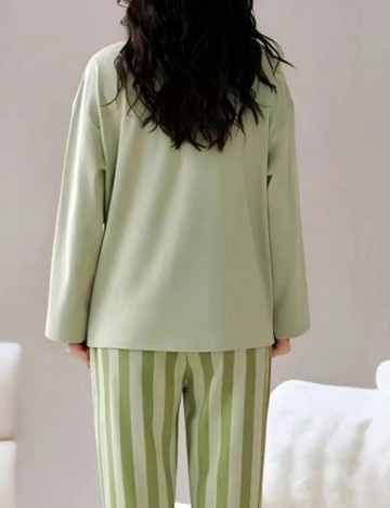 Bluză de pijama Shein, verde