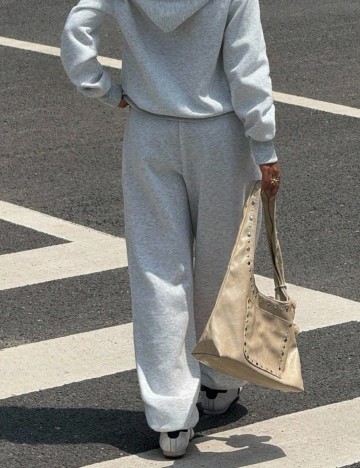 Pantaloni de trening Shein, gri