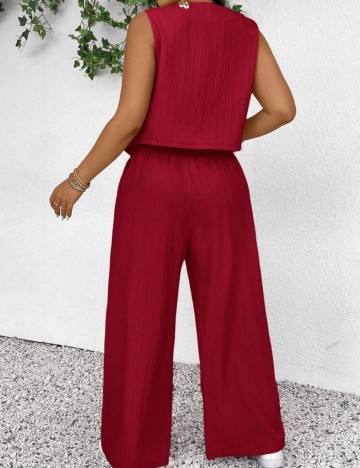 Compleu Shein, vișiniu