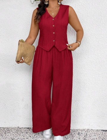 Compleu Shein, vișiniu