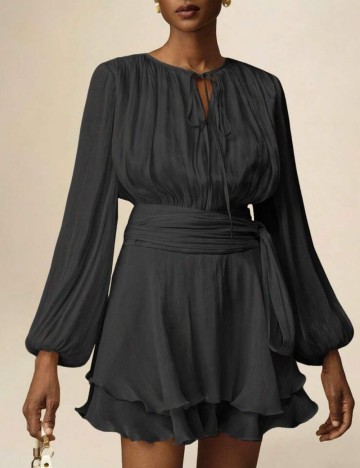 Rochie tip salopetă Shein, negru