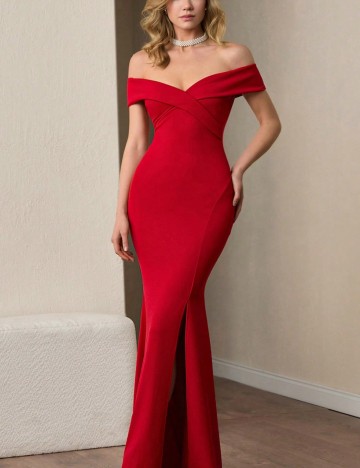 Rochie maxi Shein, roșu