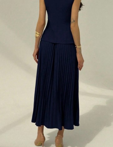 Fustă maxi Shein, albastru