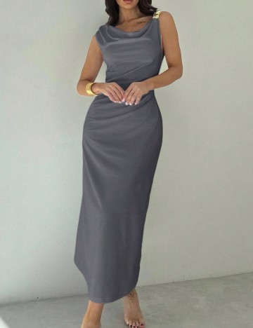 Rochie midi Shein, gri