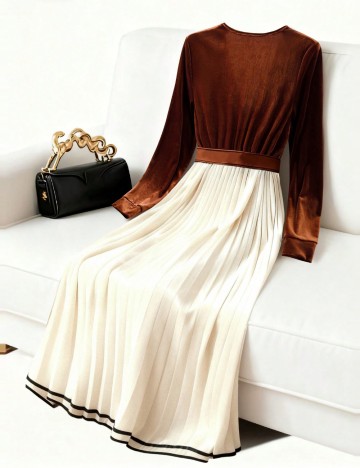 Rochie maxi Shein, mix culori