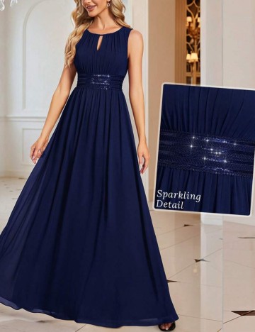 Rochie de ocazie Shein, albastru