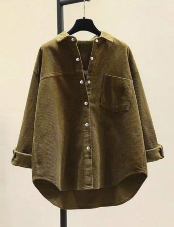 Cămașă Shein, maro