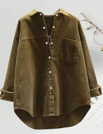 Cămașă Shein, maro