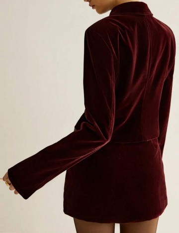 Jachetă Shein, vișiniu