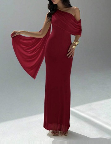 Rochie maxi Shein, vișiniu