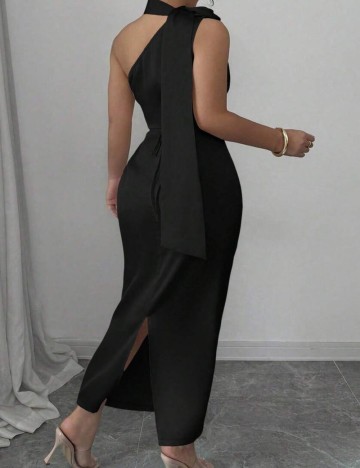 Rochie maxi Shein Curve+, negru