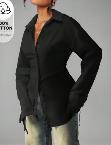 Cămașă Shein Missguided, negru