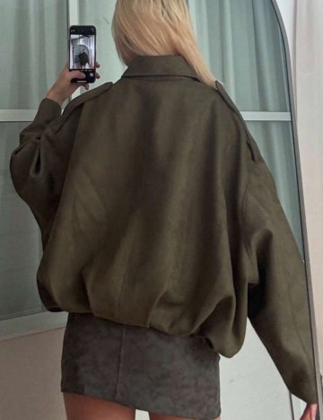 Jachetă Shein, kaki